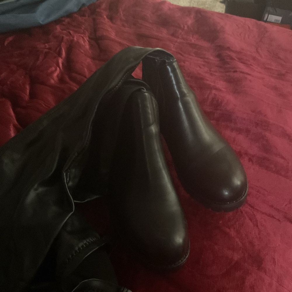 Source Unknown Black Over the Knee Boots
